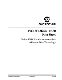 DataSheet PIC18F14K50 pdf